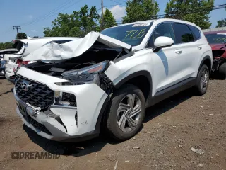2022 Hyundai Santa Fe SE with VIN 5NMS1DAJ6NH386967, listed as a Copart auction lot 62485124 with 27,442 mi miles and Salvage Title. Bid and sale history available at DreamBid. Image 1.