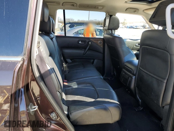 2016 Infiniti QX80 with VIN JN8AZ2NCXG9401316, listed as a Copart auction lot 45355605 with 119,867 mi miles and Salvage Title. Bid and sale history available at DreamBid. Image 11.