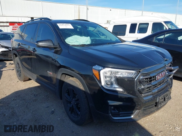 2022 GMC Terrain AT4 with VIN 3GKALYEV5NL291138, listed as a IAAI auction lot 41034515 with 60,289 mi miles. Bid and sale history available at carsss.com. Image 1.