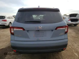 2022 Honda Pilot Sport with VIN 5FNYF6H33NB098226, listed as a Copart auction lot 72526864 with 28,234 mi miles and Salvage Title. Bid and sale history available at carsss.com. Image 6.