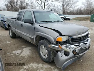 2006 GMC Sierra 1500 SLT z VIN 2GTEK19B961280198, wystawiony jako Copart lot #45174284 z przebiegiem 242 570 mil mil oraz Szkoda całkowita • Salvage title. Historia ofert i sprzedaży dostępna na DreamBid. Obrazek 4.