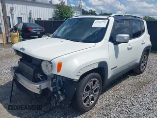 2018 Jeep Renegade Limited with VIN ZACCJADB0JPH24214, listed as a IAAI auction lot 42384776 with 123,994 mi miles and . Bid and sale history available at DreamBid. Image 2.