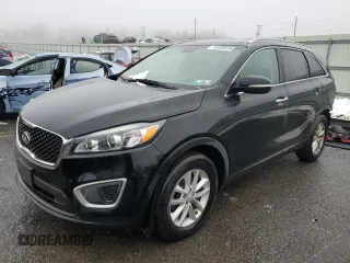 2017 Kia Sorento LX with VIN 5XYPG4A35HG324660, listed as a Copart auction lot 45006635 with 108,453 mi miles and Salvage Title. Bid and sale history available at carsss.com. Image 1.