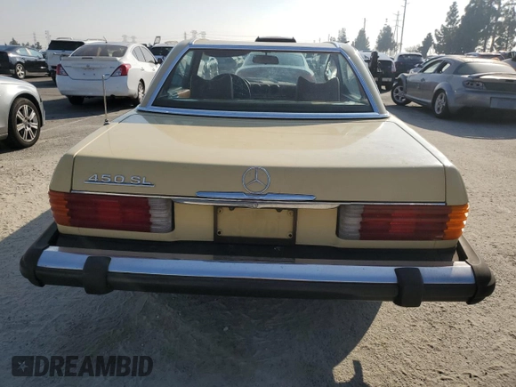 1978 Mercedes-Benz SL with VIN 10704412048026, listed as a Copart auction lot 83472774 with 74,129 mi miles and Clean title. Bid and sale history available at DreamBid. Image 6.
