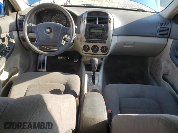 2005 Kia Spectra LX z VIN KNAFE121655113045, wystawiony jako Copart lot #61199595 z przebiegiem 156 310 mil mil oraz Szkoda całkowita • Salvage title. Historia ofert i sprzedaży dostępna na DreamBid. Obrazek 8.