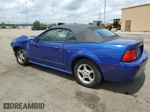 2004 Ford Mustang Deluxe with VIN 1FAFP44654F208654, listed as a Copart auction lot 61385425 with 108,916 mi miles and Salvage title. Bid and sale history available at DreamBid. Image 2.