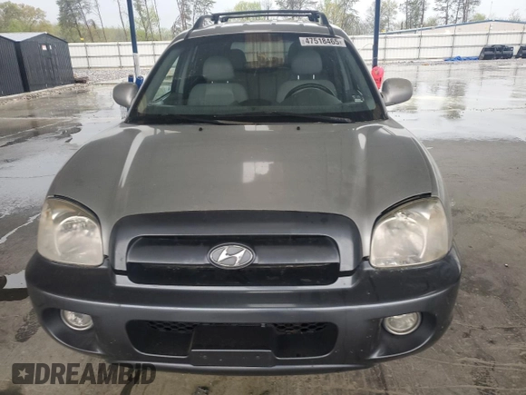 2005 Hyundai Santa Fe GLS with VIN KM8SC13E55U944711, listed as a Copart auction lot 47518465 with 174,792 mi miles and Salvage Title. Bid and sale history available at carsss.com. Image 5.