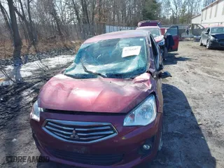 2019 Mitsubishi Mirage G4 ES with VIN ML32F3FJ1KHF00364, listed as a IAAI auction lot 41785587 with 110,159 mi miles. Bid and sale history available at carsss.com. Image 6.