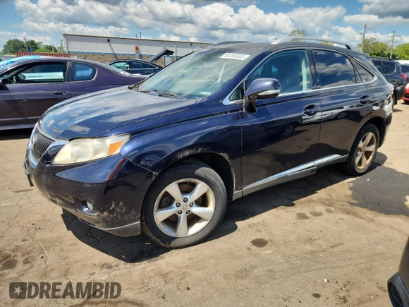 2010 Lexus RX 350 with VIN 2T2BK1BAXAC062846, listed as a Copart auction lot 66280565 with Not provided miles and Clean title. Bid and sale history available at DreamBid. Image 1.