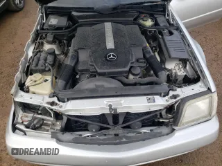 2001 Mercedes-Benz SL-Class with VIN WDBFA68F11F200773, listed as a Copart auction lot 81091134 with 0 mi miles and Salvage Title. Bid and sale history available at carsss.com. Image 11.