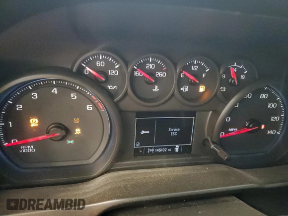 2020 Chevrolet Silverado 1500 Custom Trail Boss with VIN 3GCPYCEF1LG181616, listed as a Copart auction lot 51649045 with 146,102 mi miles and Clean Title. Bid and sale history available at DreamBid. Image 9.