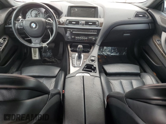 2013 BMW 6 Series 650i with VIN WBA6B2C57DD128433, listed as a Copart auction lot 54832405 with 96,340 mi miles and Clean Title. Bid and sale history available at carsss.com. Image 8.