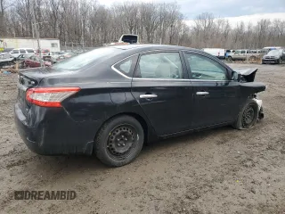 2013 Nissan Sentra FE+ S with VIN 3N1AB7AP6DL691226, listed as a Copart auction lot 46814625 with 73,650 mi miles and Salvage Title. Bid and sale history available at DreamBid. Image 3.