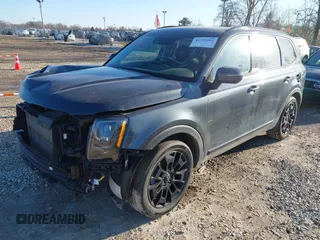 2022 Kia Telluride EX with VIN 5XYP3DHCXNG295136, listed as a IAAI auction lot 41753062 with 46,664 mi miles and . Bid and sale history available at carsss.com. Image 2.
