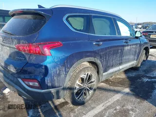2020 Hyundai Santa Fe SEL with VIN 5NMS3CAA5LH273416, listed as a IAAI auction lot 41423152 with 94,920 mi miles. Bid and sale history available at carsss.com. Image 4.