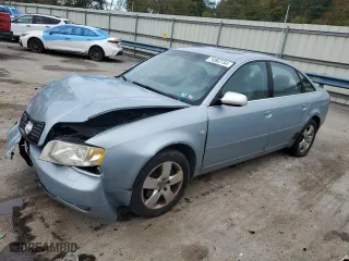 2002 Audi A6 3.0L with VIN WAULT64B52N077338, listed as a Copart auction lot 74962754 with 159,424 mi miles and Salvage Title. Bid and sale history available at carsss.com. Image 1.