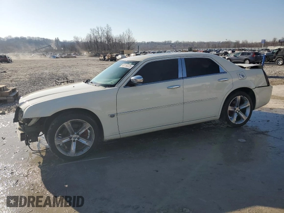 2006 Chrysler 300 C with VIN 2C3LA63H96H108723, listed as a Copart auction lot 48159225 with 188,637 mi miles and Salvage Title. Bid and sale history available at carsss.com. Image 1.