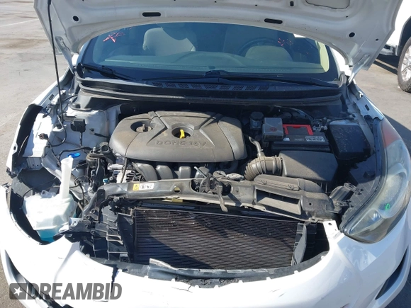 2013 Hyundai Elantra GLS with VIN 5NPDH4AE4DH248613, listed as a IAAI auction lot 41969664 with 120,173 mi miles and . Bid and sale history available at DreamBid. Image 10.