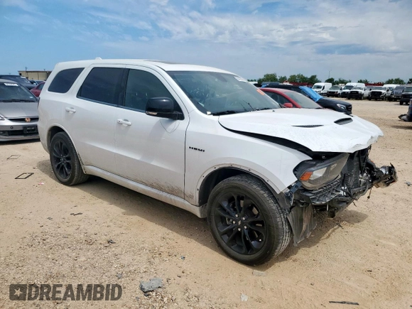 2020 Dodge Durango R/T with VIN 1C4SDHCT4LC394171, listed as a Copart auction lot 60439385 with 66,263 mi miles and Salvage title. Bid and sale history available at DreamBid. Image 4.