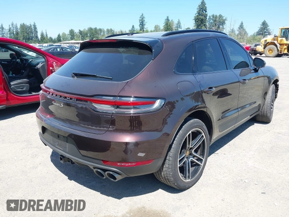 2019 Porsche Macan S with VIN WP1AB2A55KLB32336, listed as a IAAI auction lot 42761735 with 31,345 mi miles and . Bid and sale history available at DreamBid. Image 4.