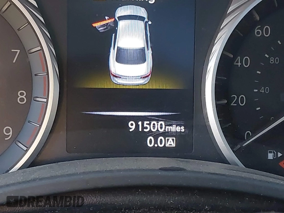 2018 Infiniti Q50 Red Sport 400 with VIN JN1FV7AP3JM461528, listed as a IAAI auction lot 41152839 with 91,500 mi miles and . Bid and sale history available at DreamBid. Image 15.