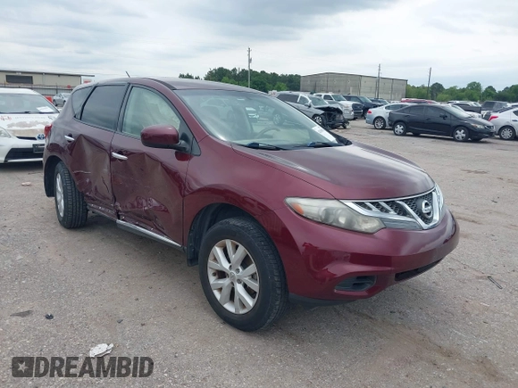 2011 Nissan Murano LE with VIN JN8AZ1MU7BW061721, listed as a IAAI auction lot 42185054 with 134,960 mi miles and . Bid and sale history available at DreamBid. Image 1.