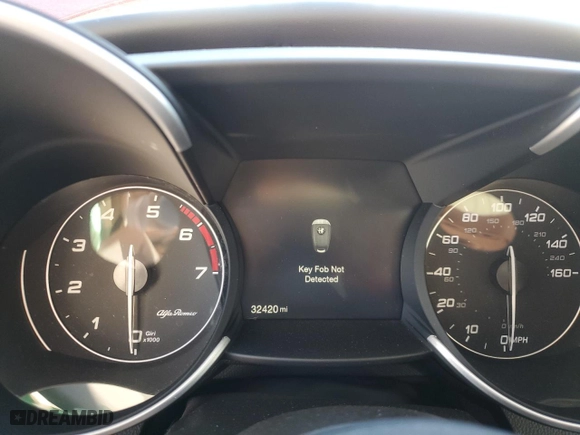 2019 Alfa Romeo Giulia Ti with VIN ZARFAMBN8K7621851, listed as a Copart auction lot 87719315 with 32,420 mi miles and Non Repairable. Bid and sale history available at carsss.com. Image 9.