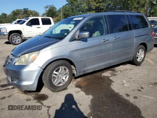 2005 Honda Odyssey EX-L with VIN 5FNRL38635B120859, listed as a Copart auction lot 80729254 with 0 mi miles and Salvage Title. Bid and sale history available at carsss.com. Image 1.