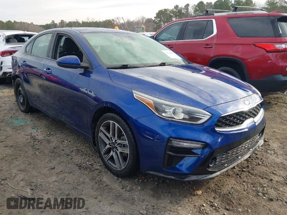 2019 Kia Forte S with VIN 3KPF34AD1KE039765, listed as a IAAI auction lot 41710098 with 119,652 mi miles. Bid and sale history available at carsss.com. Image 1.