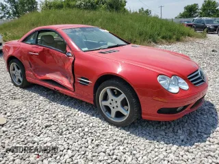 2003 Mercedes-Benz SL 500 with VIN WDBSK75F83F020313, listed as a Copart auction lot 60667045 with 43,119 mi miles and Clean title. Bid and sale history available at DreamBid. Image 4.