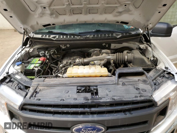 2020 Ford F-150 XL with VIN 1FTEX1CB7LFB69499, listed as a Copart auction lot 46539975 with 96,585 mi miles and Clean Title. Bid and sale history available at DreamBid. Image 11.