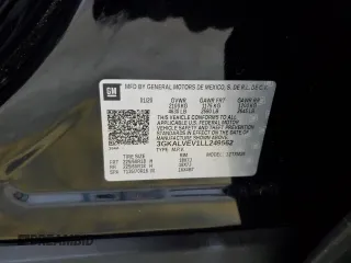 2020 GMC Terrain SLT z VIN 3GKALVEV1LL249562, wystawiony jako Copart lot #60432695 z przebiegiem Nie podano mil oraz Szkoda całkowita • Salvage title. Historia ofert i sprzedaży dostępna na DreamBid. Obrazek 13.