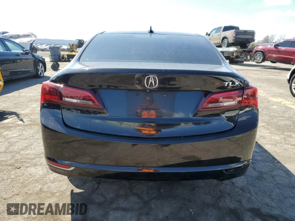 2016 Acura TLX with VIN 19UUB1F33GA010305, listed as a Copart auction lot 50541015 with 106,225 mi miles and Salvage Title. Bid and sale history available at carsss.com. Image 6.