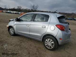 2015 Mitsubishi Mirage DE with VIN ML32A3HJ4FH053303, listed as a Copart auction lot 45952675 with 122,396 mi miles and Salvage Title. Bid and sale history available at carsss.com. Image 2.