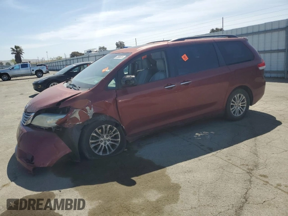 2012 Toyota Sienna XLE AAS z VIN 5TDYK3DC4CS242651, wystawiony jako Copart lot #53980615 z przebiegiem 170 805 mil mil oraz Szkoda całkowita • Salvage title. Historia ofert i sprzedaży dostępna na DreamBid. Obrazek 1.