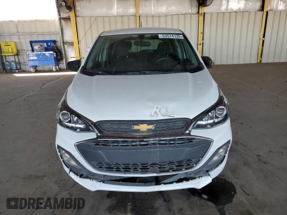 2020 Chevrolet Spark LS with VIN KL8CB6SA3LC474326, listed as a Copart auction lot 53574135 with 30,514 mi miles and Salvage Title. Bid and sale history available at DreamBid. Image 5.