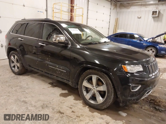 2015 Jeep Grand Cherokee Overland with VIN 1C4RJFCT7FC612930, listed as a IAAI auction lot 41485240 with 189,564 mi miles. Bid and sale history available at carsss.com. Image 1.