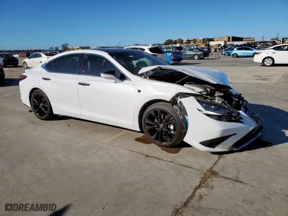 2023 Lexus ES with VIN 58AJZ1B1XPU147892, listed as a Copart auction lot 47759455 with 41,230 mi miles and Salvage Title. Bid and sale history available at carsss.com. Image 4.