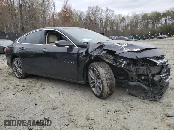 2022 Chevrolet Malibu Premier with VIN 1G1ZE5SX4NF194254, listed as a Copart auction lot 88919235 with 87,791 mi miles and Salvage Title. Bid and sale history available at DreamBid. Image 4.