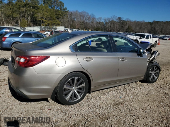 2018 Subaru Legacy Limited with VIN 4S3BNEN65J3033404, listed as a Copart auction lot 89166365 with 158,156 mi miles and Salvage Title. Bid and sale history available at carsss.com. Image 3.