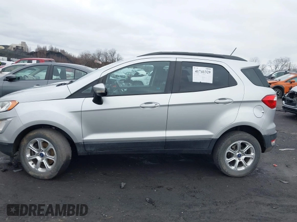 2019 Ford EcoSport SE with VIN MAJ6S3GL2KC263846, listed as a IAAI auction lot 41741329 with 70,094 mi miles. Bid and sale history available at carsss.com. Image 14.