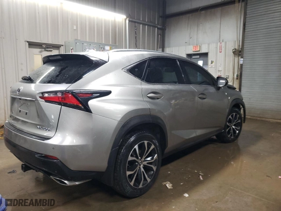 2015 Lexus NX 200t with VIN JTJBARBZ7F2012808, listed as a Copart auction lot 83439894 with 145,450 mi miles and Salvage Title. Bid and sale history available at carsss.com. Image 3.