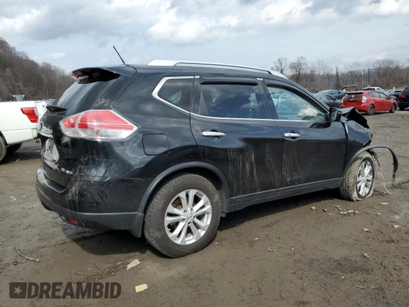 2016 Nissan Rogue S with VIN JN8AT2MV9GW135583, listed as a Copart auction lot 51216385 with 0 mi miles and Salvage Title. Bid and sale history available at carsss.com. Image 3.