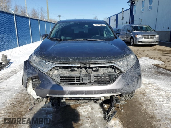 2017 Honda CR-V EX-L with VIN 2HKRW2H82HH141534, listed as a Copart auction lot 46274385 with 157,024 mi miles and Salvage Title. Bid and sale history available at carsss.com. Image 5.
