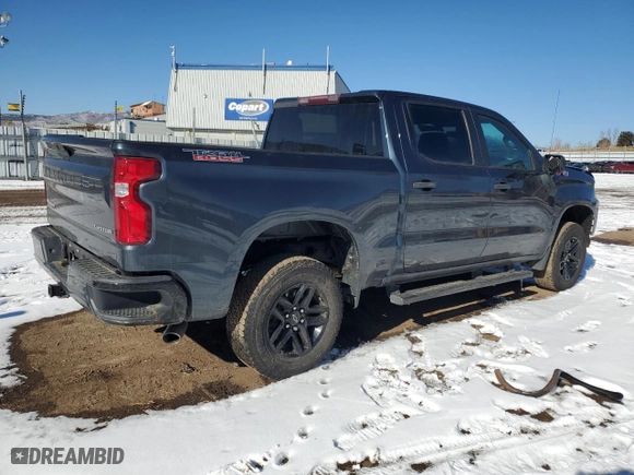 2019 Chevrolet Silverado 1500 Custom Trail Boss with VIN 3GCPYCEH1KG137566, listed as a Copart auction lot 42685375 with 81,090 mi miles and Salvage Title. Bid and sale history available at carsss.com. Image 3.