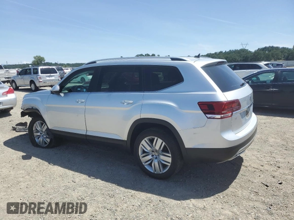 2019 Volkswagen Atlas SE with VIN 1V2UR2CA1KC518092, listed as a Copart auction lot 57265695 with 96,902 mi miles and Salvage title. Bid and sale history available at DreamBid. Image 2.