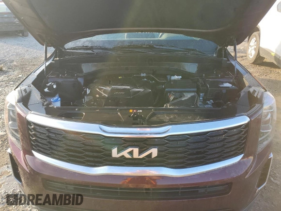 2022 Kia Telluride EX with VIN 5XYP3DHC8NG315075, listed as a Copart auction lot 46737675 with 34,048 mi miles and Salvage Title. Bid and sale history available at carsss.com. Image 12.
