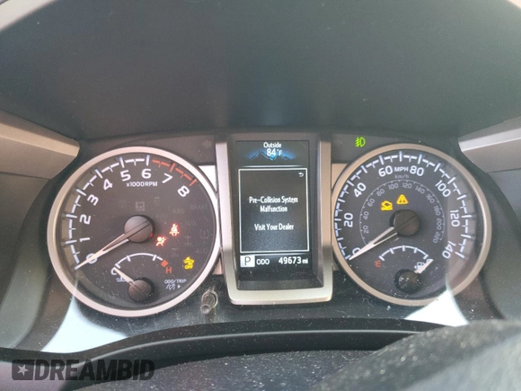 2021 Toyota Tacoma SR5 with VIN 3TMDZ5BN0MM103256, listed as a Copart auction lot 50101675 with 49,673 mi miles and Salvage title. Bid and sale history available at DreamBid. Image 9.