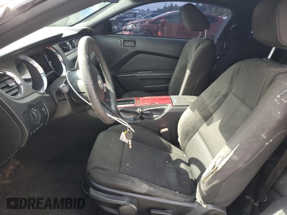 2011 Ford Mustang V6 with VIN 1ZVBP8AM6B5165784, listed as a Copart auction lot 63337625 with 178,110 mi miles and Salvage title. Bid and sale history available at DreamBid. Image 7.