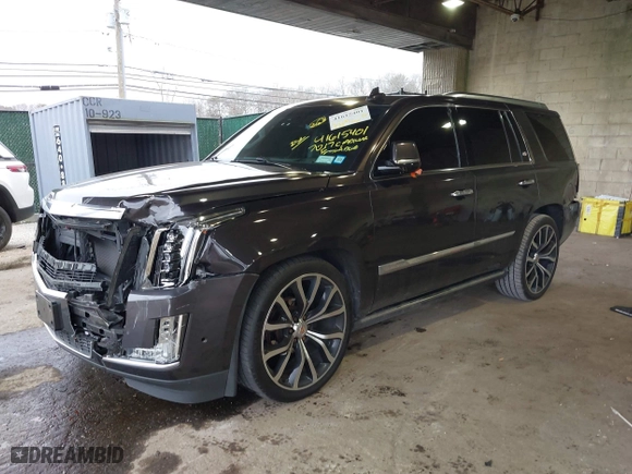 2017 Cadillac Escalade Premium Luxury with VIN 1GYS3CKJ0HR263565, listed as a IAAI auction lot 41615401 with 105,773 mi miles. Bid and sale history available at carsss.com. Image 18.